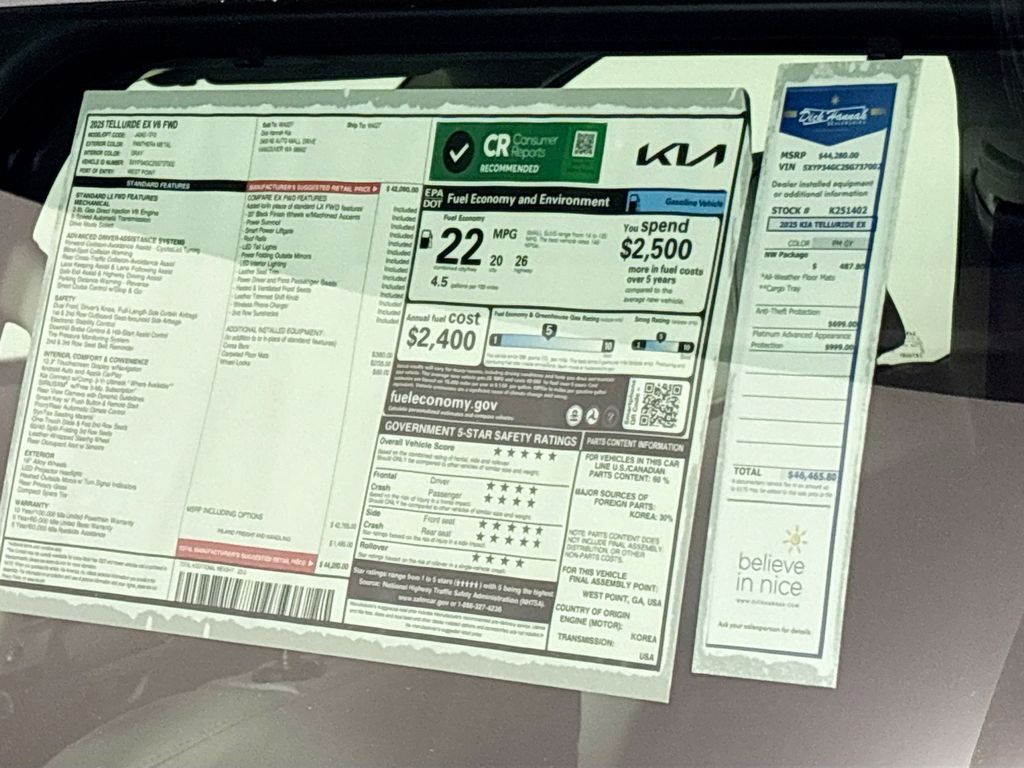 2025 Kia Telluride EX