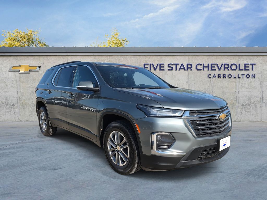 Silver Sage Metallic 2023 Chevrolet Traverse SUV / Crossover Front-Wheel Drive 9-Speed Automatic