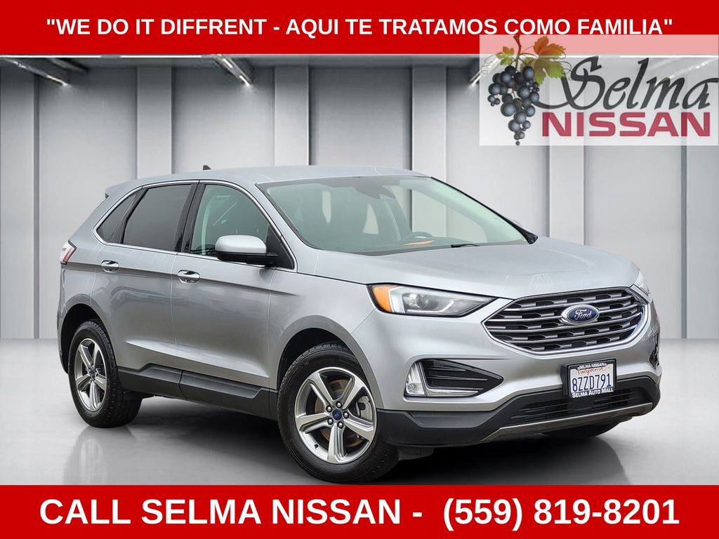 Silver 2022 Ford Edge SEL AWD SUV / Crossover All-Wheel Drive 8-Speed Automatic