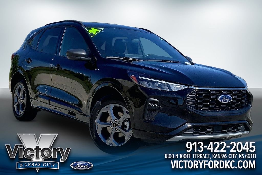 Agate Black Metallic 2024 Ford Escape SUV / Crossover All-Wheel Drive 8-Speed Automatic