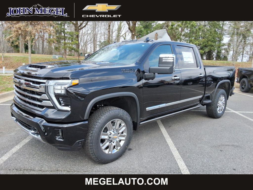 Black 2026 Chevrolet Silverado 2500HD Pickup Truck Four-Wheel Drive Automatic
