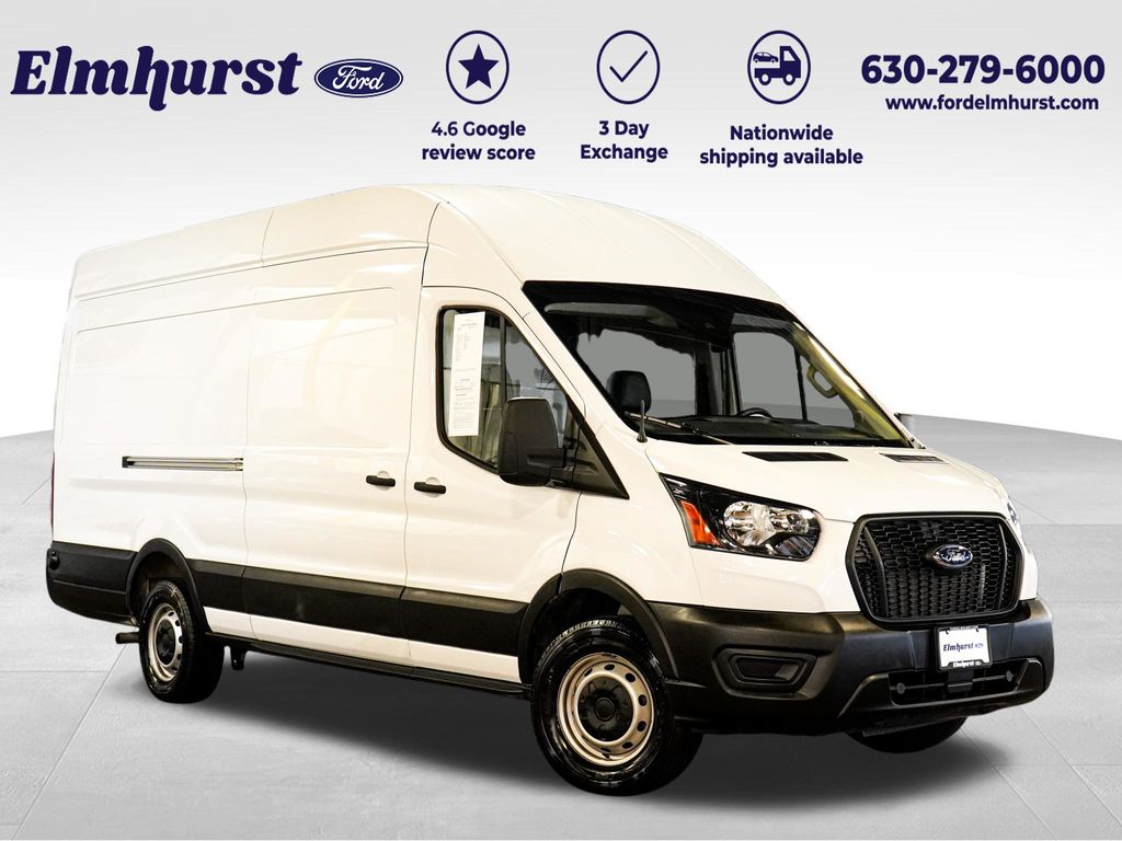 Oxford White 2025 Ford Transit Cargo Van Rear-Wheel Drive