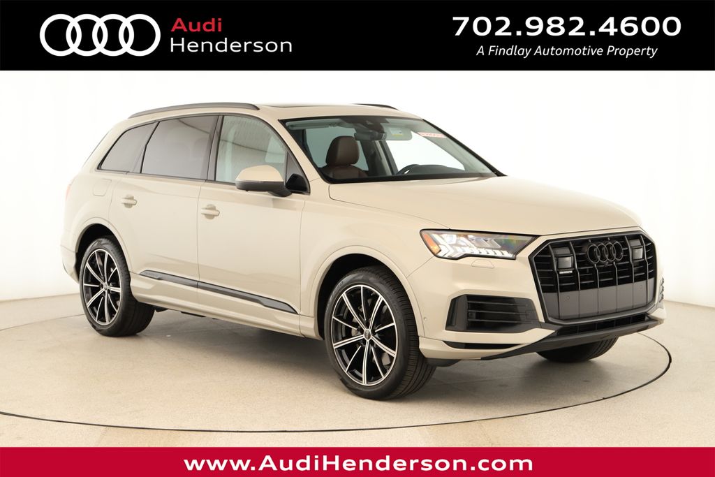 Brown (Vicuna Beige Metallic) 2023 Audi Q7 quattro Premium Plus 55 TFSI SUV / Crossover All-Wheel Drive 8-Speed Automatic