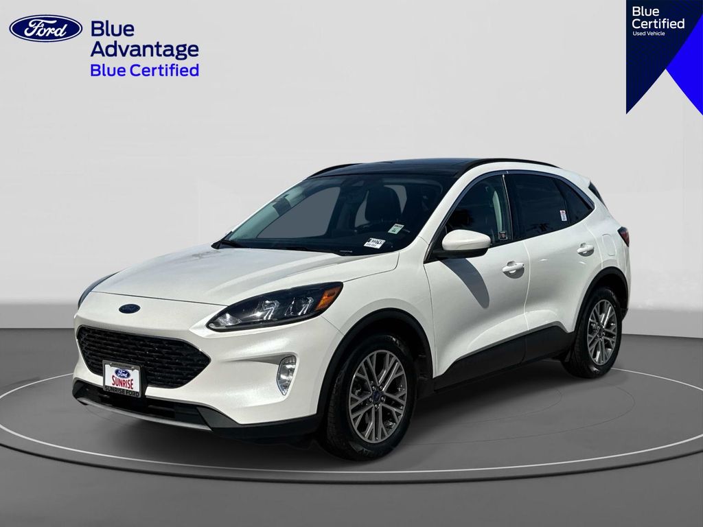 Star White Metallic Tri-Coat 2022 Ford Escape SEL FWD SUV / Crossover Front-Wheel Drive 8-Speed Automatic