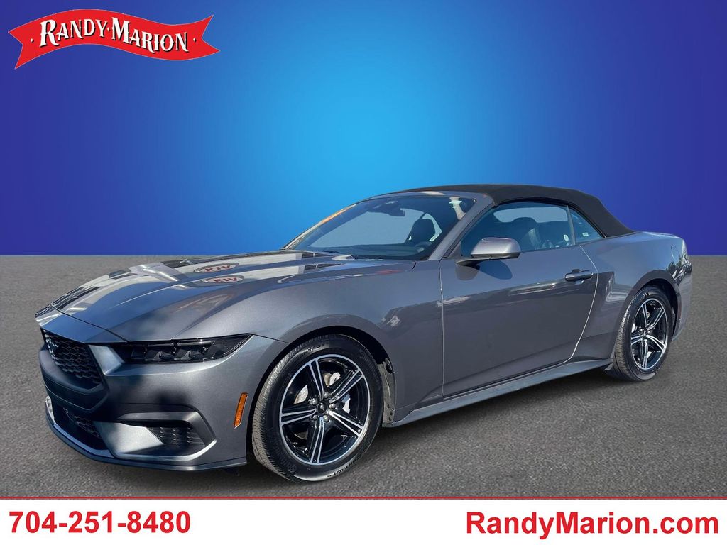Gray Metallic 2025 Ford Mustang Convertible Rear-Wheel Drive Automatic