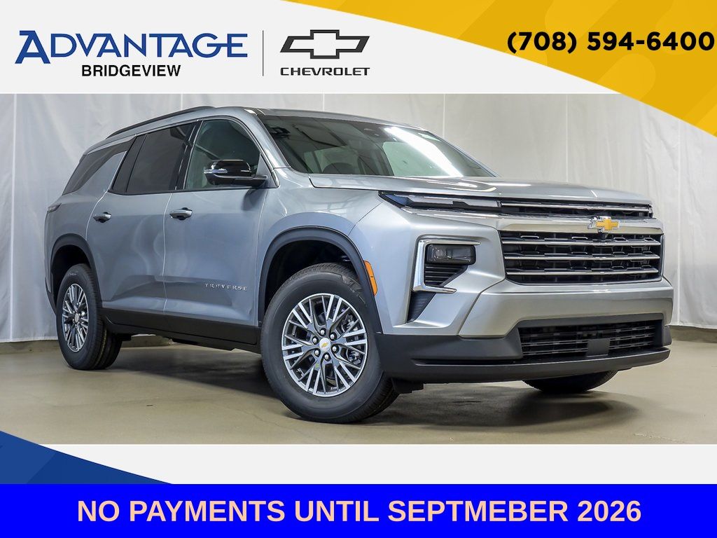 Sterling Gray Metallic 2026 Chevrolet Traverse SUV / Crossover Front-Wheel Drive 8-Speed Automatic