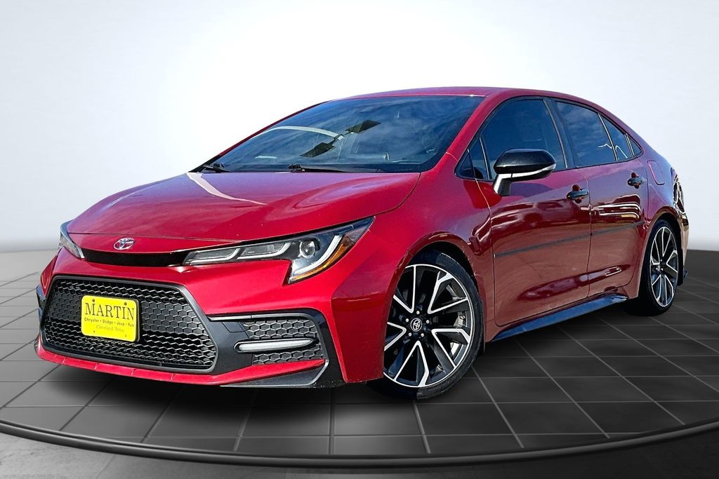 2021 Toyota Corolla SE Red at Emmons Autoplex