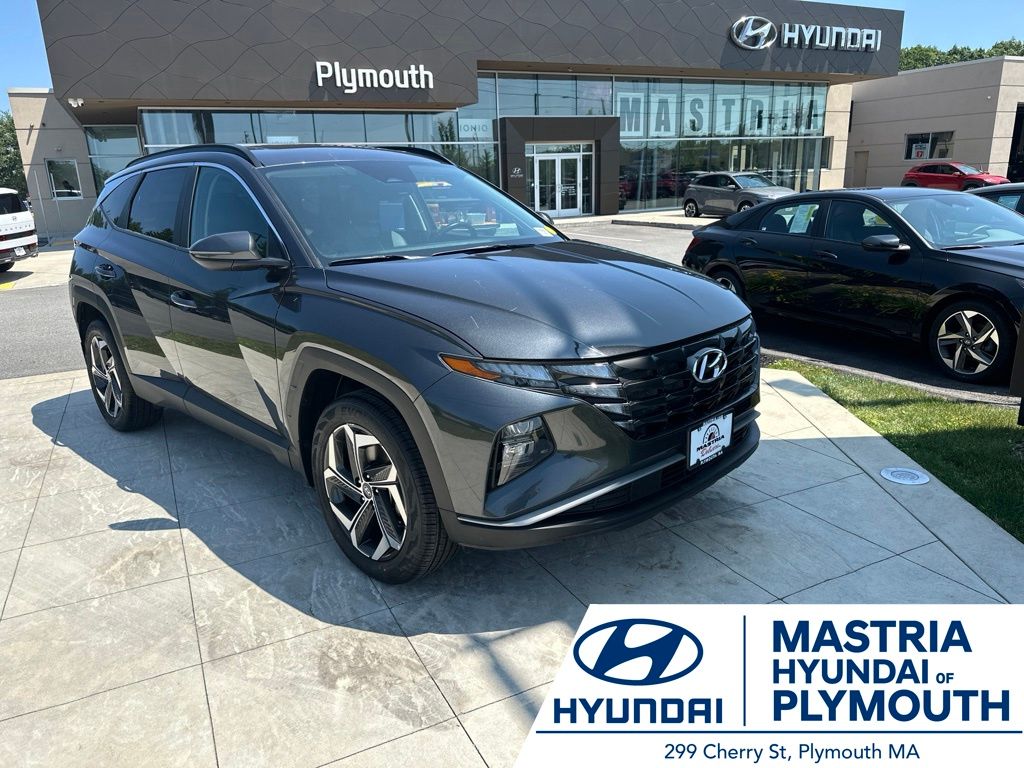 Portofino Gray 2023 Hyundai Tucson SUV / Crossover All-Wheel Drive 8-Speed Automatic