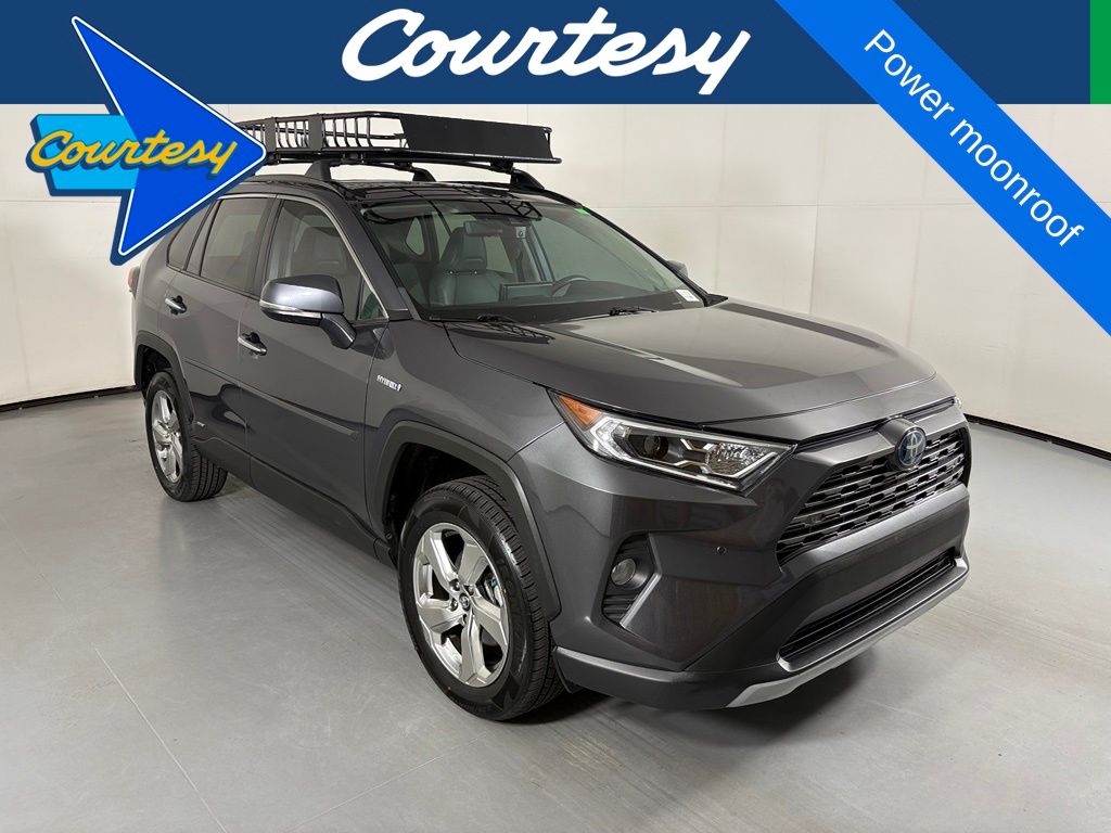 Magnetic Gray Metallic 2021 Toyota RAV4 Hybrid SUV / Crossover All-Wheel Drive Continuously Variable Transmission