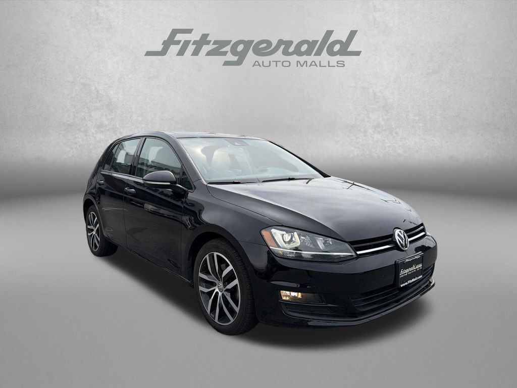 Black 2016 Volkswagen Golf TSI SE 4-Door FWD Hatchback Front-Wheel Drive 6-Speed Automatic