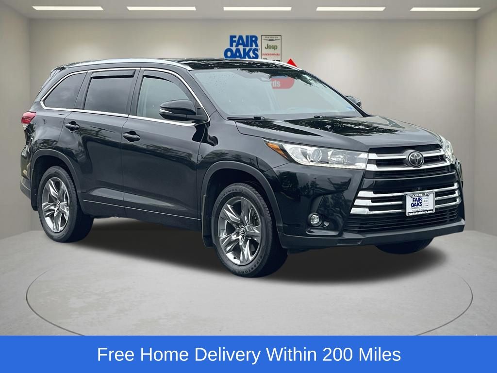 Midnight Black Metallic 2019 Toyota Highlander Limited AWD SUV / Crossover All-Wheel Drive 8-Speed Automatic