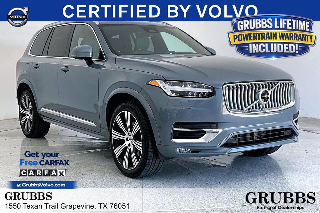 Gray Metallic 2023 Volvo XC90 B6 Ultimate Bright Theme 7-Passenger AWD SUV / Crossover All-Wheel Drive Automatic