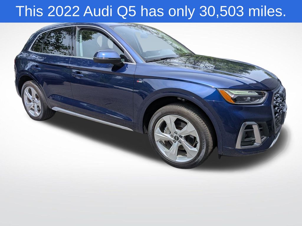 Navarra Blue Metallic 2022 Audi Q5 SUV / Crossover All-Wheel Drive 7-Speed Automatic