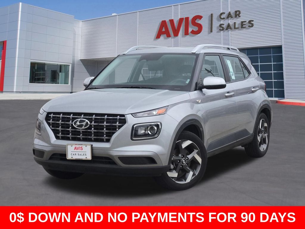 Silver 2025 Hyundai Venue SEL FWD SUV / Crossover Front-Wheel Drive Continuously Variable Transmission