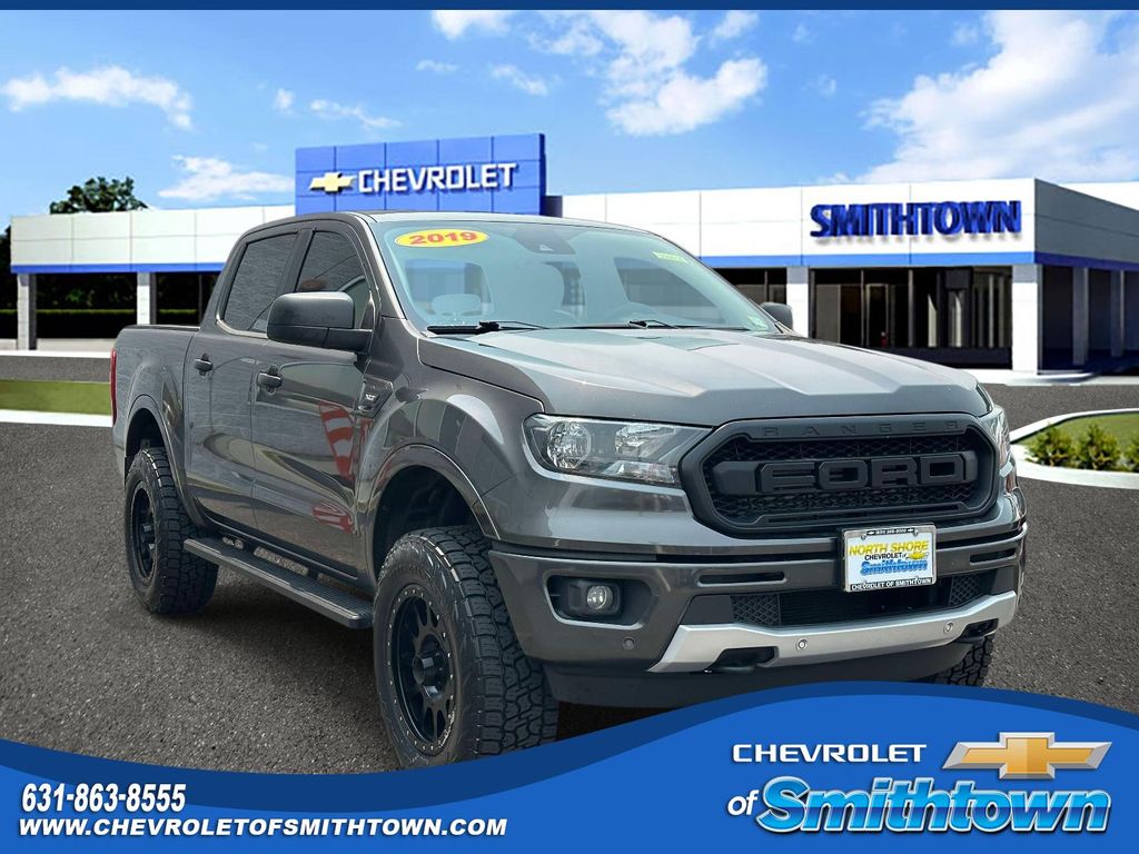 Gray (Magnetic) 2019 Ford Ranger Pickup Truck Four-Wheel Drive Automatic
