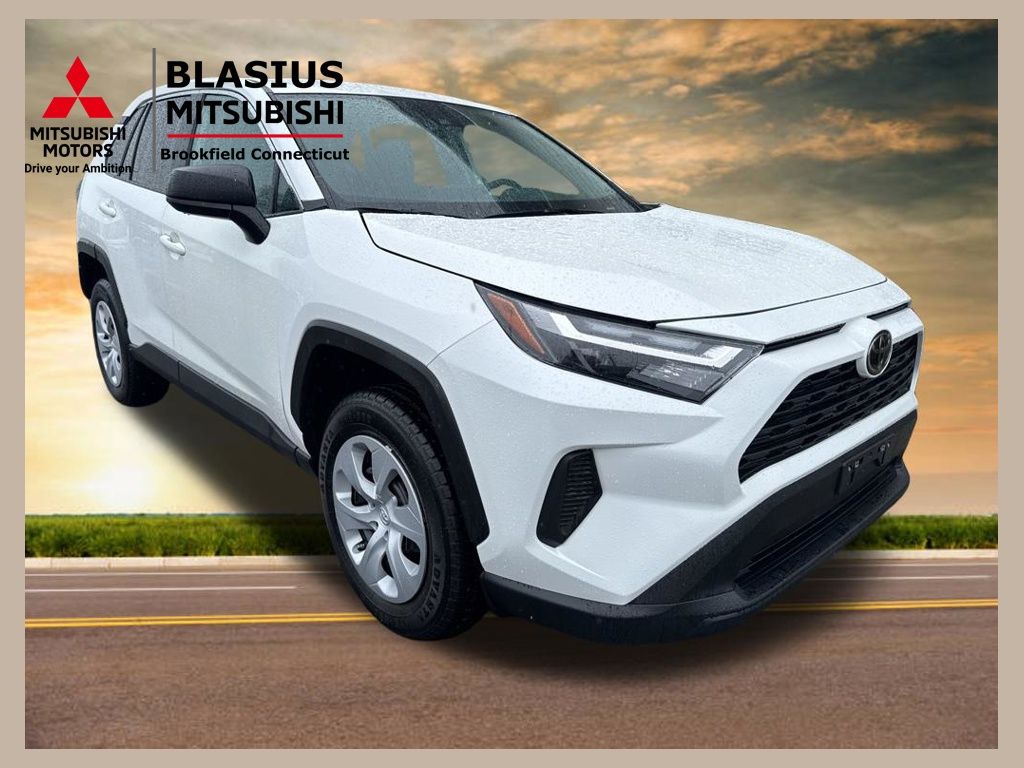 White 2024 Toyota RAV4 LE AWD SUV / Crossover All-Wheel Drive 8-Speed Automatic