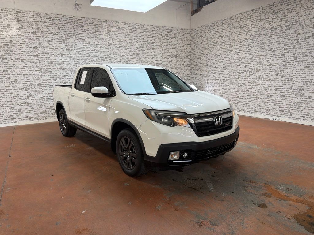 White Diamond Pearl 2019 Honda Ridgeline Sport AWD Pickup Truck All-Wheel Drive 6-Speed Automatic
