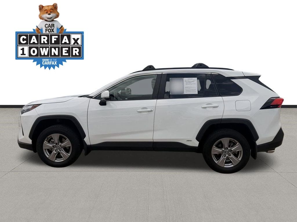 2024 Toyota RAV4 Hybrid LE White at Classic Elite Chevrolet Sugar Land