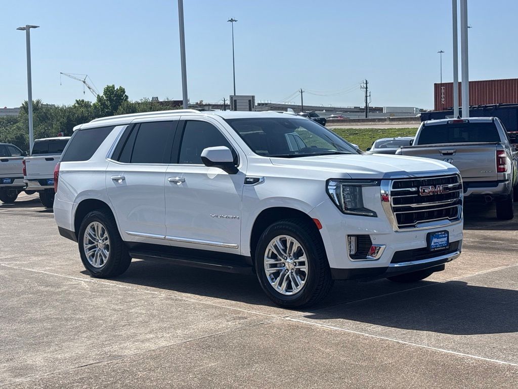 2024 GMC Yukon SLT White at Classic Elite Chevrolet Hwy 6