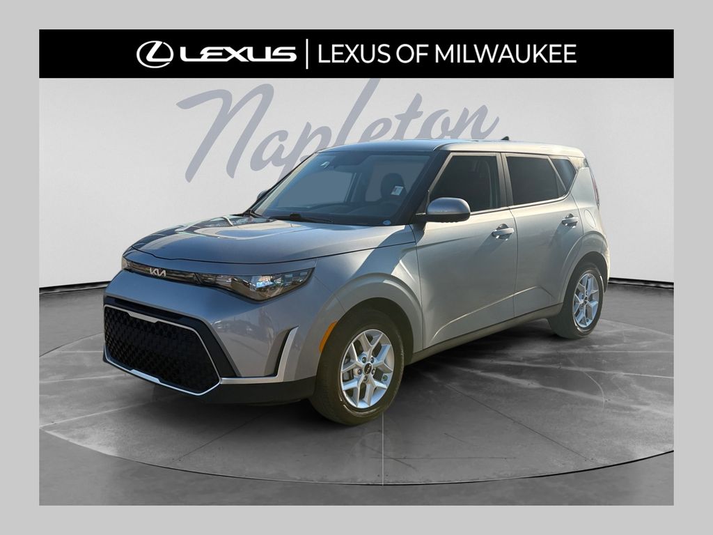Steel Gray 2025 Kia Soul SUV / Crossover Front-Wheel Drive Continuously Variable Transmission