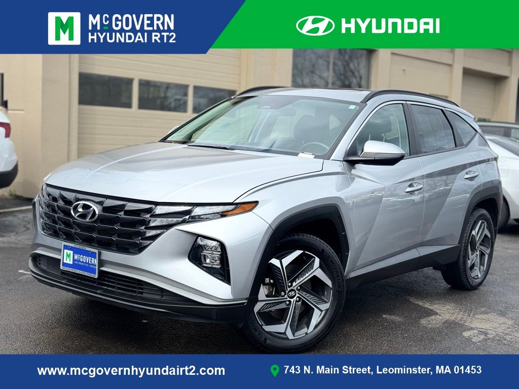 Shimmering Silver 2023 Hyundai Tucson SEL AWD SUV / Crossover All-Wheel Drive 8-Speed Automatic