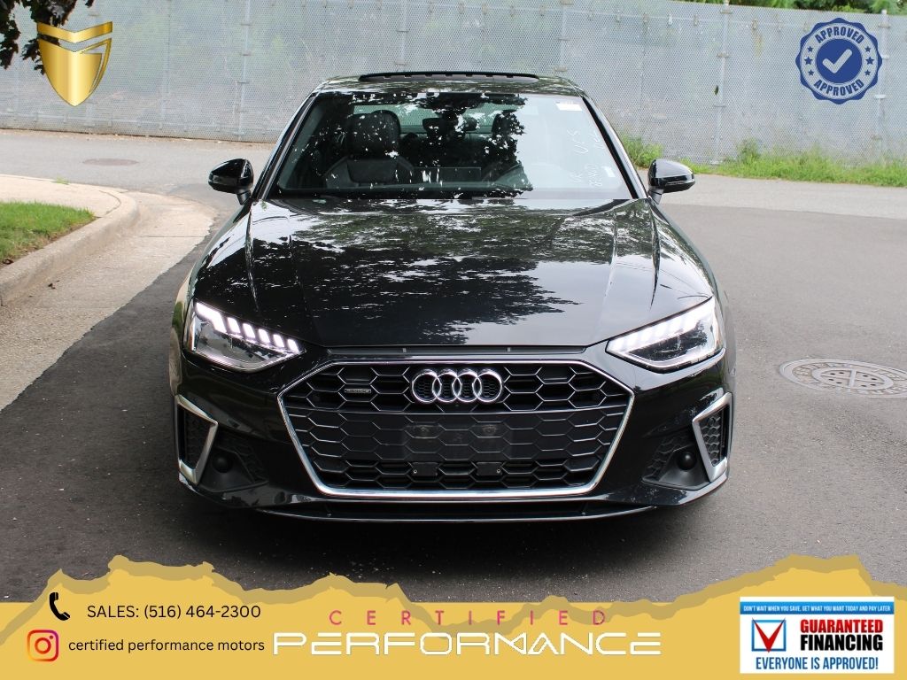 Mythos Black Metallic 2024 Audi A4 Sedan All-Wheel Drive 7-Speed Automatic