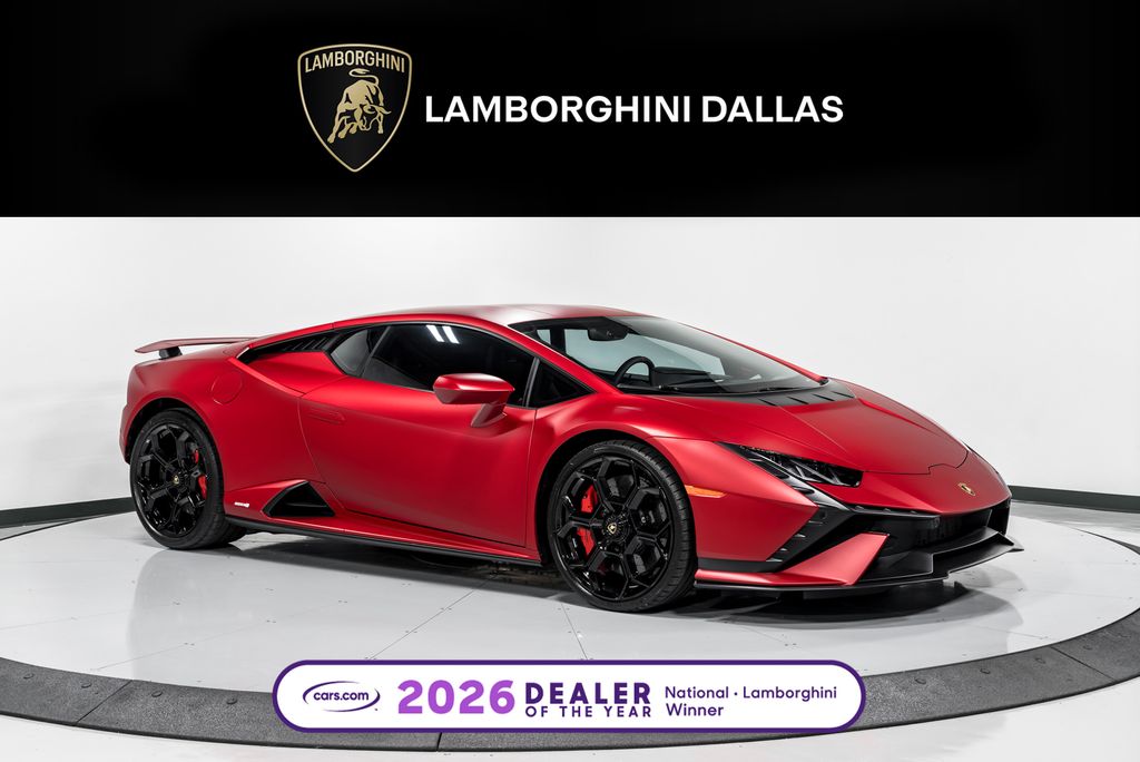 Rosso Pyra Matte 2023 Lamborghini Huracan Coupe Rear-Wheel Drive 7-Speed Dual Clutch