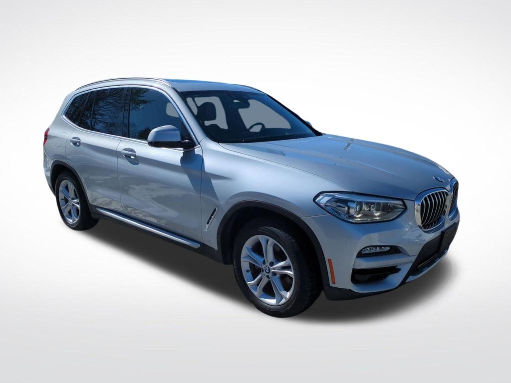 Glacier Silver Metallic 2019 BMW X3 xDrive30i AWD SUV / Crossover All-Wheel Drive 8-Speed Automatic