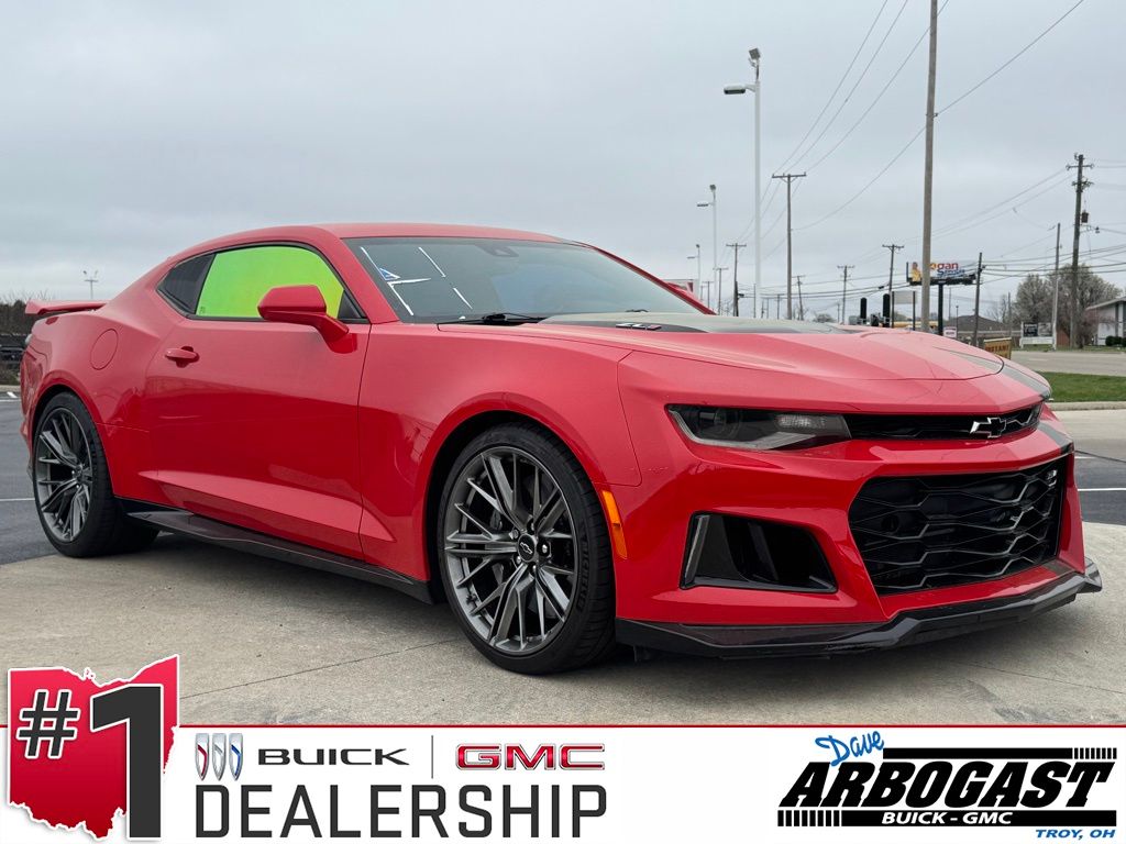 Red Hot 2023 Chevrolet Camaro ZL1 Coupe RWD Coupe Rear-Wheel Drive Automatic