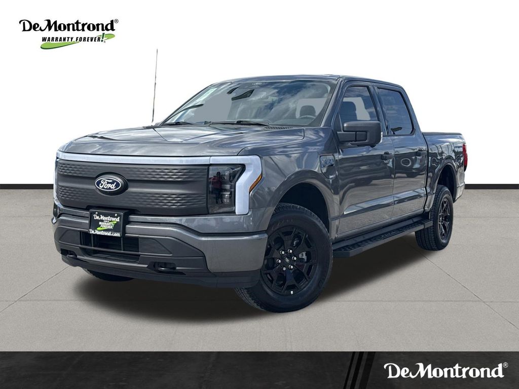 2025 Ford F-150 Lightning XLT Gray at DeMontrond Ford