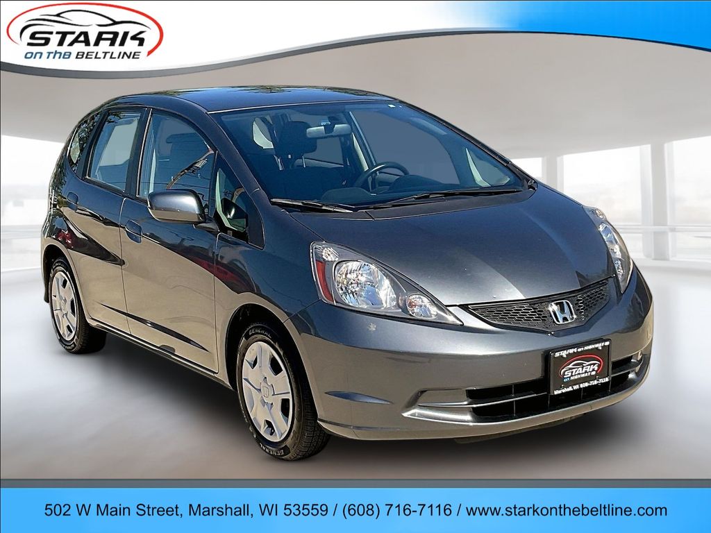 Gray 2013 Honda Fit Hatchback Front-Wheel Drive 5-Speed Automatic