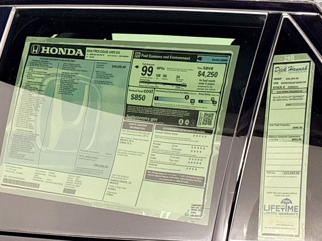 2026 Honda Prologue EX