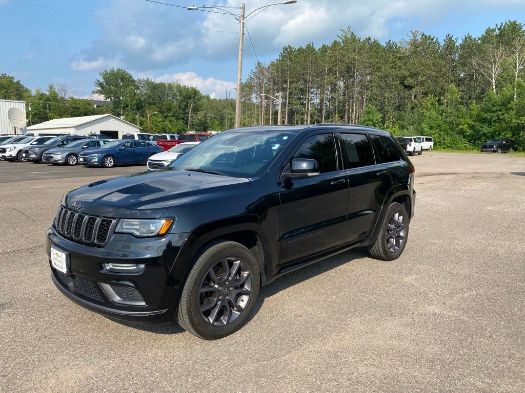 Diamond Black Crystal Pearlcoat 2021 Jeep Grand Cherokee SUV / Crossover Four-Wheel Drive 8-Speed Automatic
