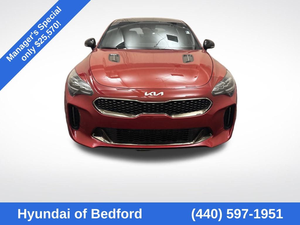 HiChroma Red 2023 Kia Stinger GT-Line RWD Sedan Rear-Wheel Drive 8-Speed Automatic