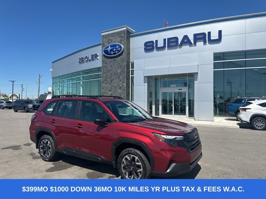 Crimson Red Pearl 2026 Subaru Forester SUV / Crossover All-Wheel Drive Continuously Variable Transmission
