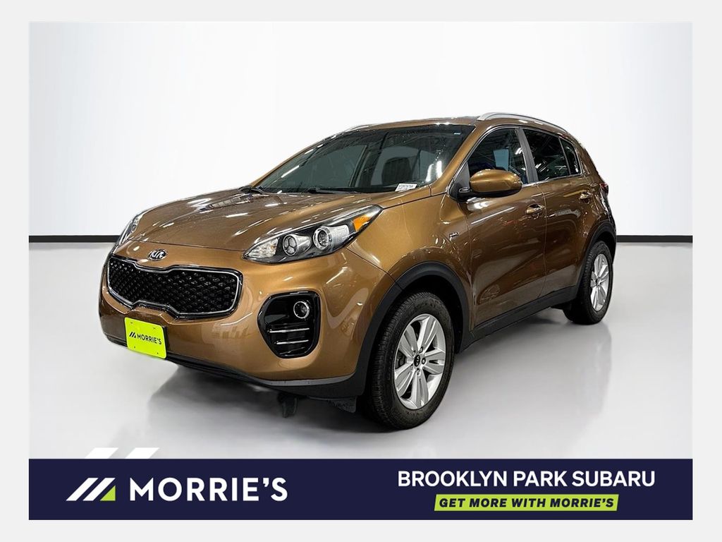 Red (Copper) 2017 Kia Sportage SUV / Crossover All-Wheel Drive 6-Speed Automatic
