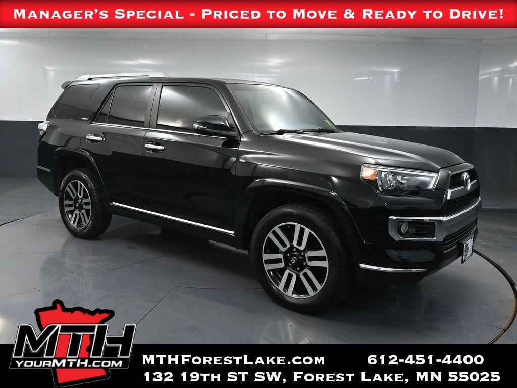 Midnight Black Metallic 2019 Toyota 4Runner SUV / Crossover All-Wheel Drive 5-Speed Automatic Overdrive