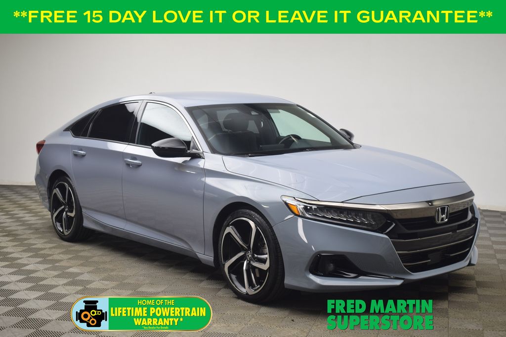 used 2021 Honda Accord car, priced at $21,400