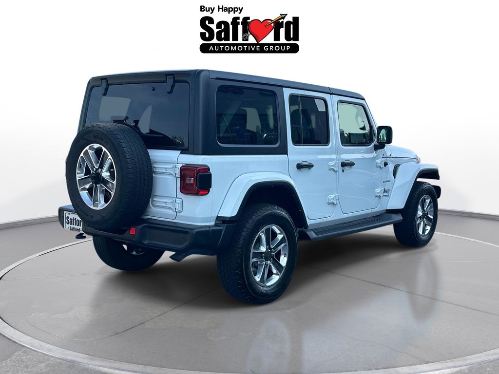 Used 2022 White Jeep Unlimited Sahara image 8