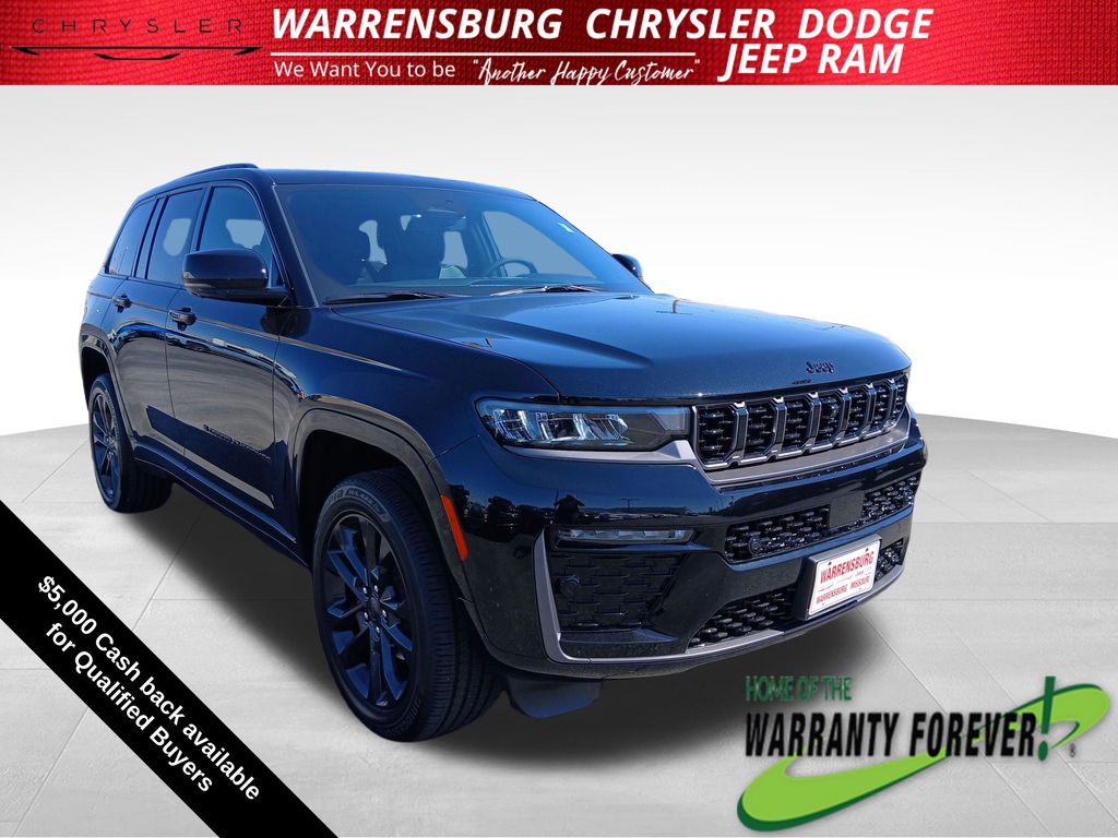 Diamond Black Crystal Pearlcoat 2026 Jeep Grand Cherokee Limited 4WD SUV / Crossover Four-Wheel Drive 8-Speed Automatic
