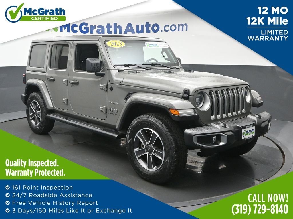 Sting-Gray Clearcoat 2023 Jeep Wrangler SUV / Crossover Four-Wheel Drive 8-Speed Automatic