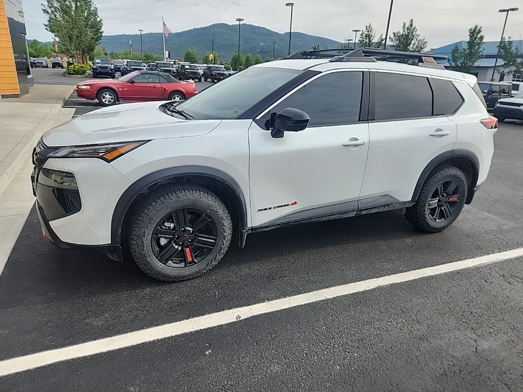 Everest White Pearl Tricoat 2026 Nissan Rogue Rock Creek AWD SUV / Crossover All-Wheel Drive Continuously Variable Transmission