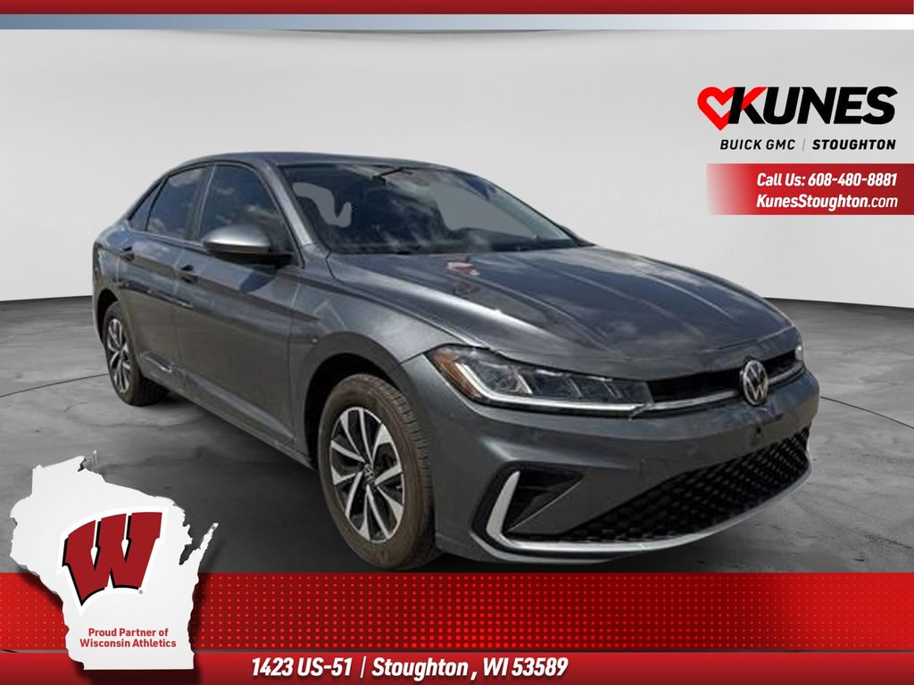 Gray 2025 Volkswagen Jetta Sedan Front-Wheel Drive 8-Speed Automatic