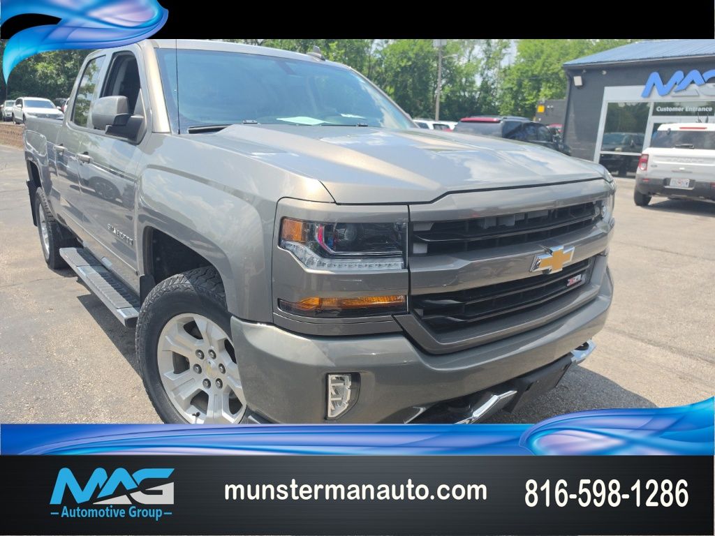Pepperdust Metallic 2017 Chevrolet Silverado 1500 Pickup Truck Four-Wheel Drive 6-Speed Automatic Overdrive