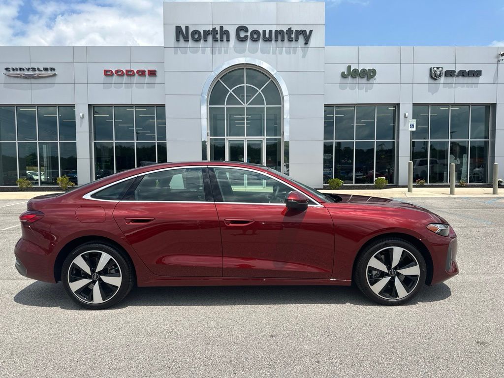 Red 2025 Audi A5 Sedan All-Wheel Drive 7-Speed Automatic
