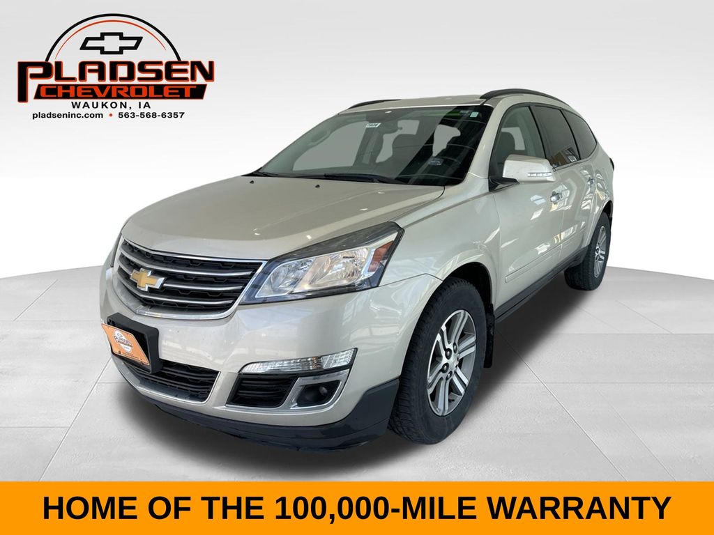 Champagne Silver Metallic 2016 Chevrolet Traverse SUV / Crossover All-Wheel Drive 6-Speed Automatic