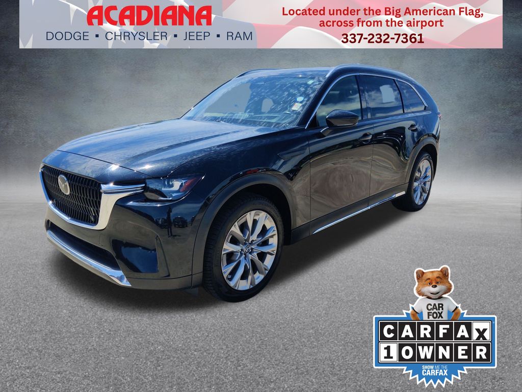 Jet Black Mica 2024 Mazda CX-90 3.3 Turbo Premium AWD SUV / Crossover All-Wheel Drive 8-Speed Automatic