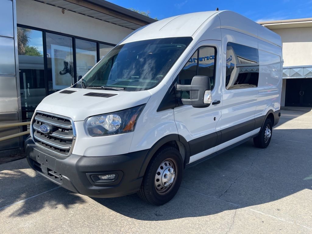 Oxford White 2020 Ford Transit Passenger Van