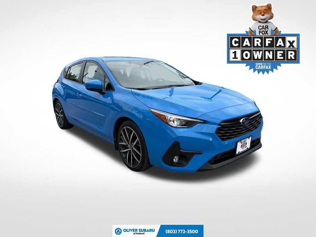Oasis Blue Pearl 2024 Subaru Impreza Wagon All-Wheel Drive Continuously Variable Transmission