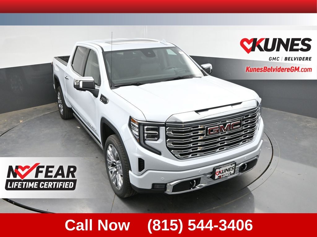 Glacier White Tricoat 2026 GMC Sierra 1500 Pickup Truck Four-Wheel Drive Automatic